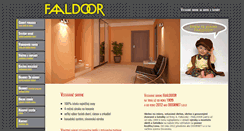 Desktop Screenshot of faaldoor.sk